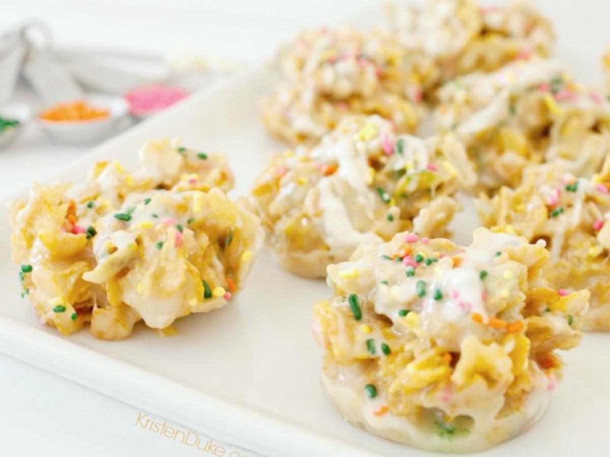 Marshmallow Cornflake Treats Recipe And Nutrition Eat This Much