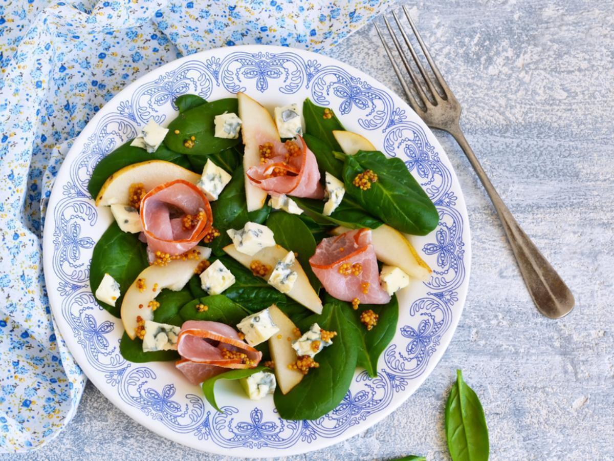Spinach, Ham, and Pear Salad Recipe and Nutrition Eat This Much