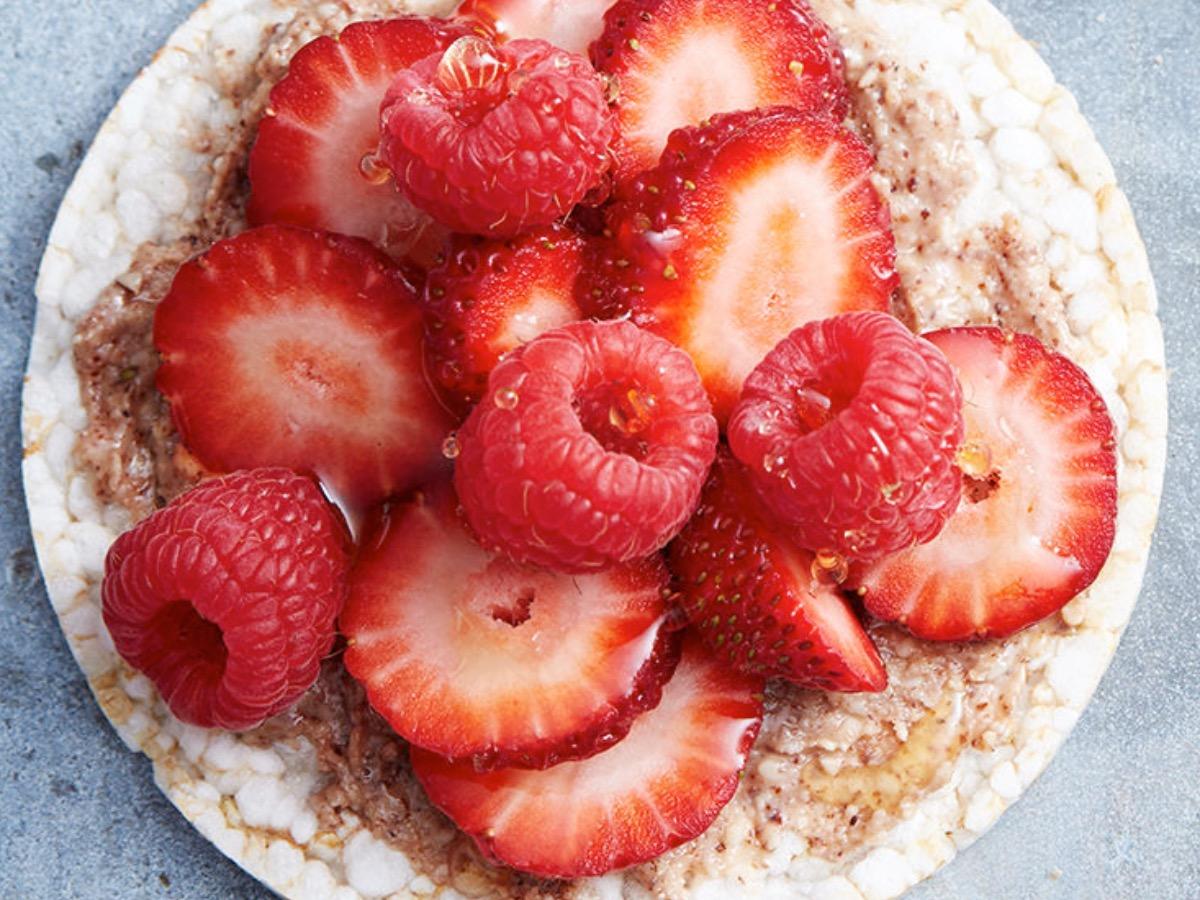 Rice Cake with Strawberries and Honey Recipe and Nutrition Eat This Much