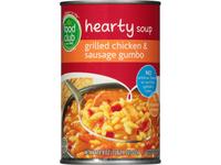 Campbell's Chunky Soup, Jazzy Jambalaya With Chicken, Sausage And Ham Soup, 18.6 Oz Can, (Pack Of 4