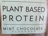 Mint Chocolate Flavored Organic Plant Based Protein Powder